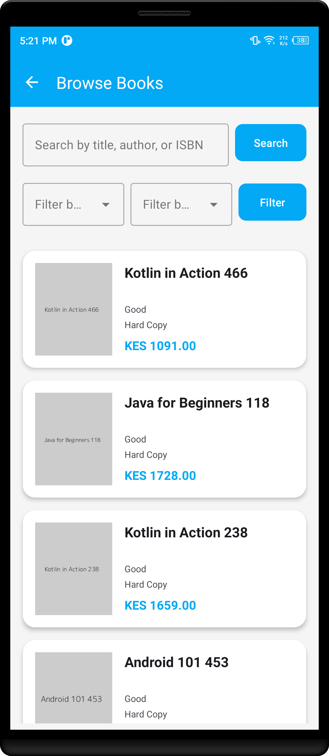 BookShare App Screenshot 2